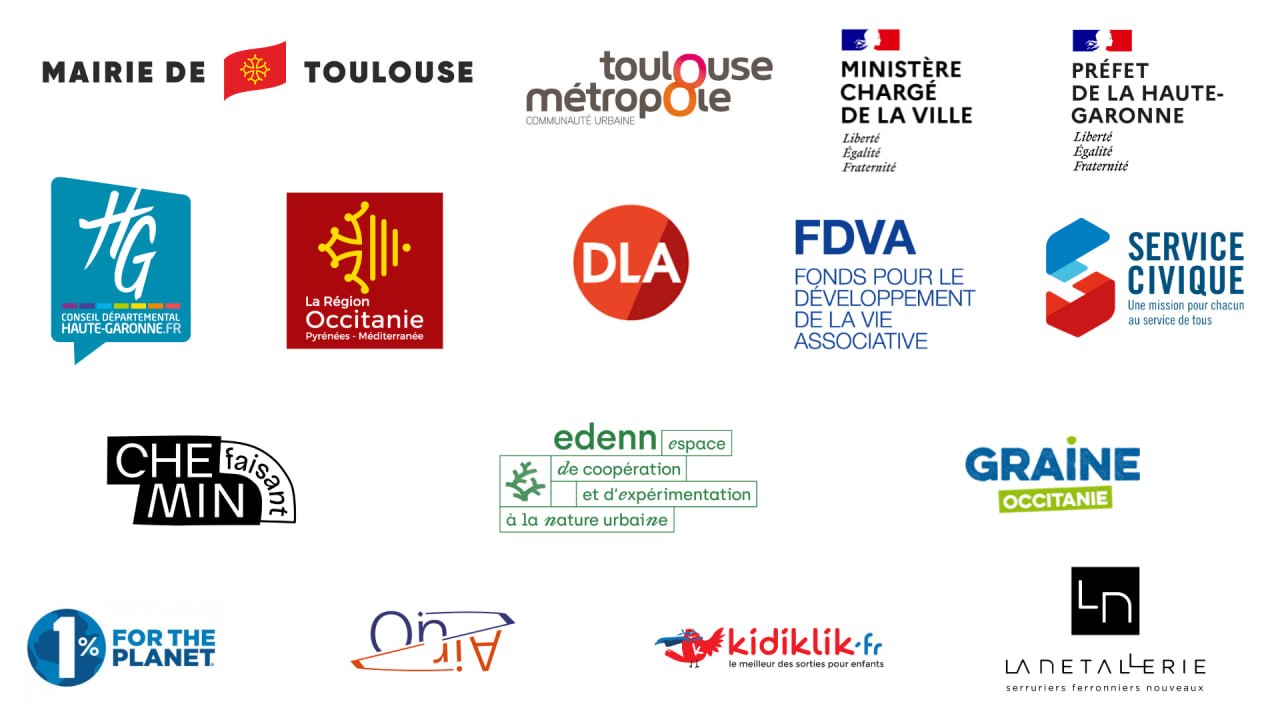 logos de nos partenaires et financeurs