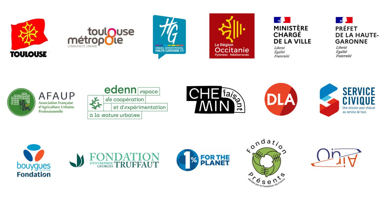 logos de nos partenaires et financeurs